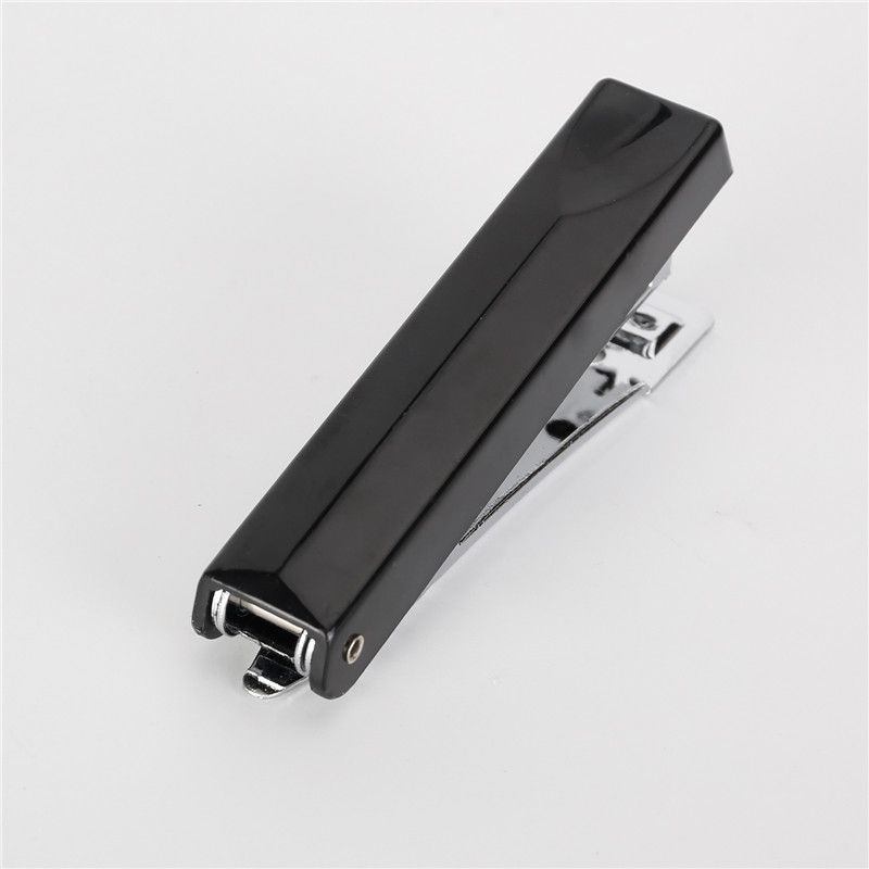 Back Side of Black Pocket Plastic Stapler