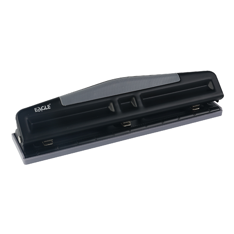 Eagle 999N Metal Three-Hole Punch with Soft Grip