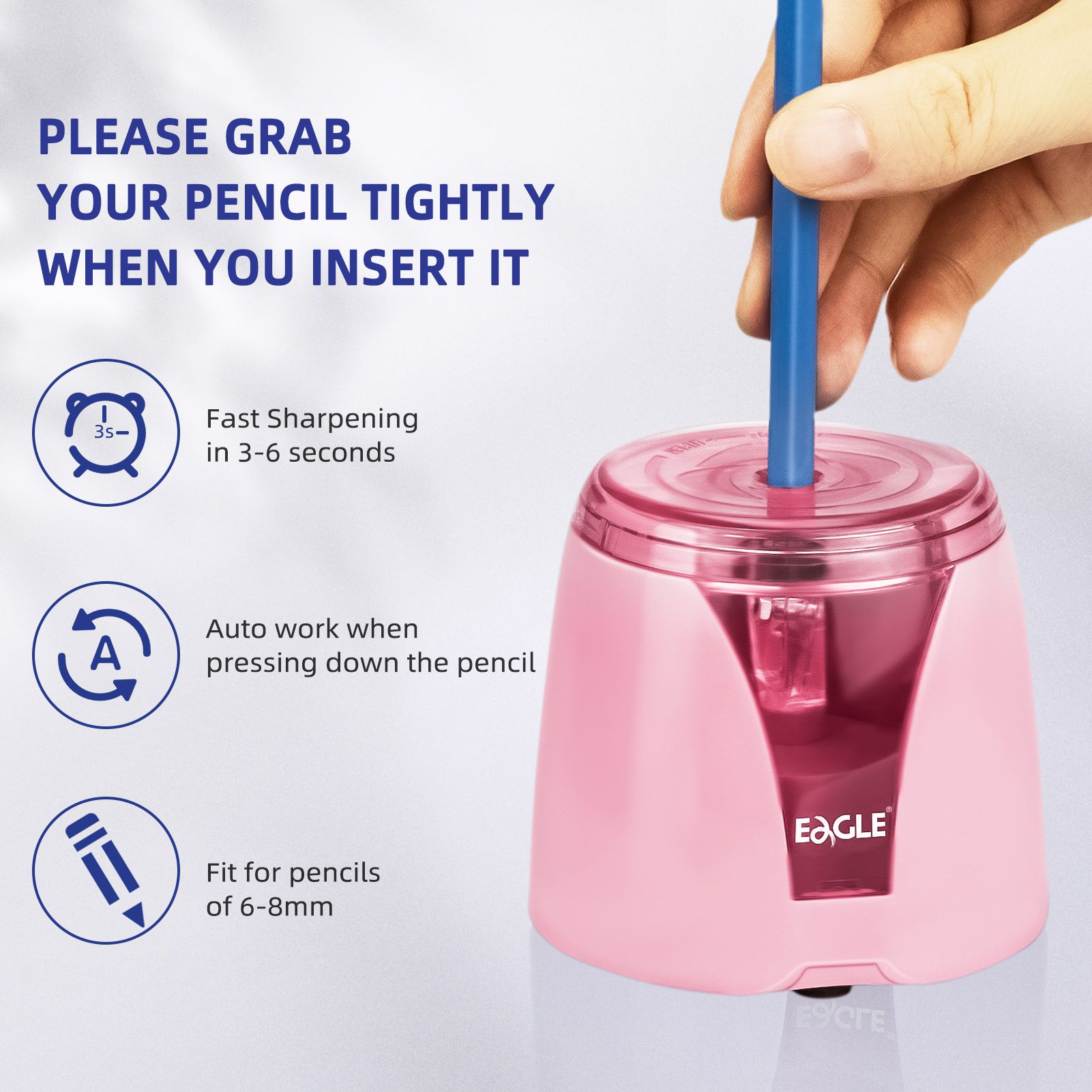 Eagle TY35 Portable Automatic Pencil Sharpener