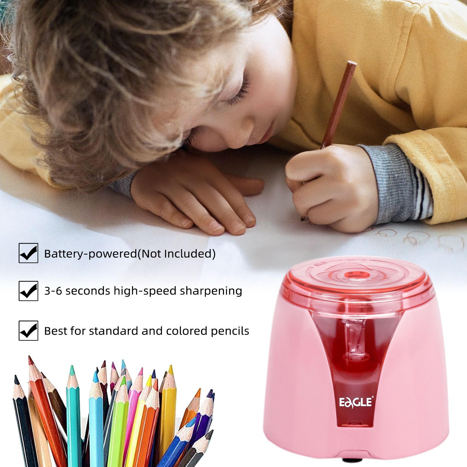 Eagle TY35 Portable Automatic Pencil Sharpener