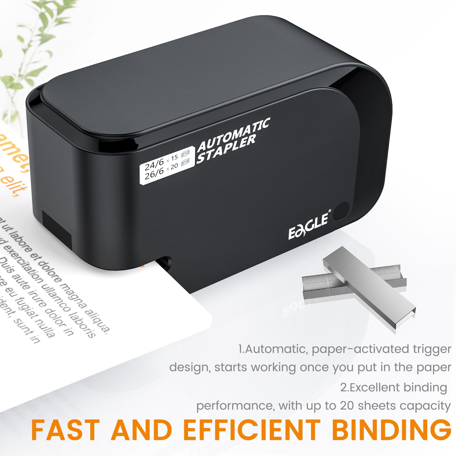 Eagle EG-1610BA Automatic Electric Stapler