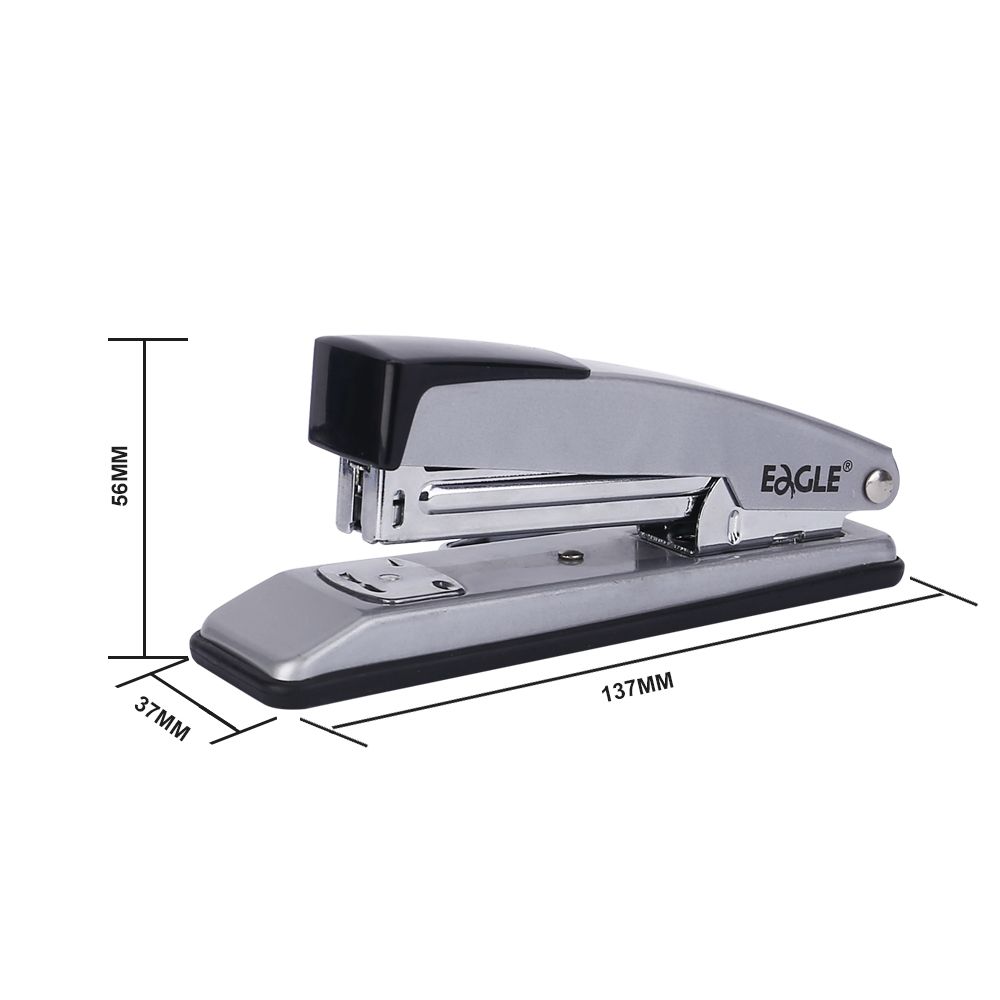 Eagle Wholesale Desktop Staplers Classic Metal Stapler With Rotatable Standard 204R Office Stapler