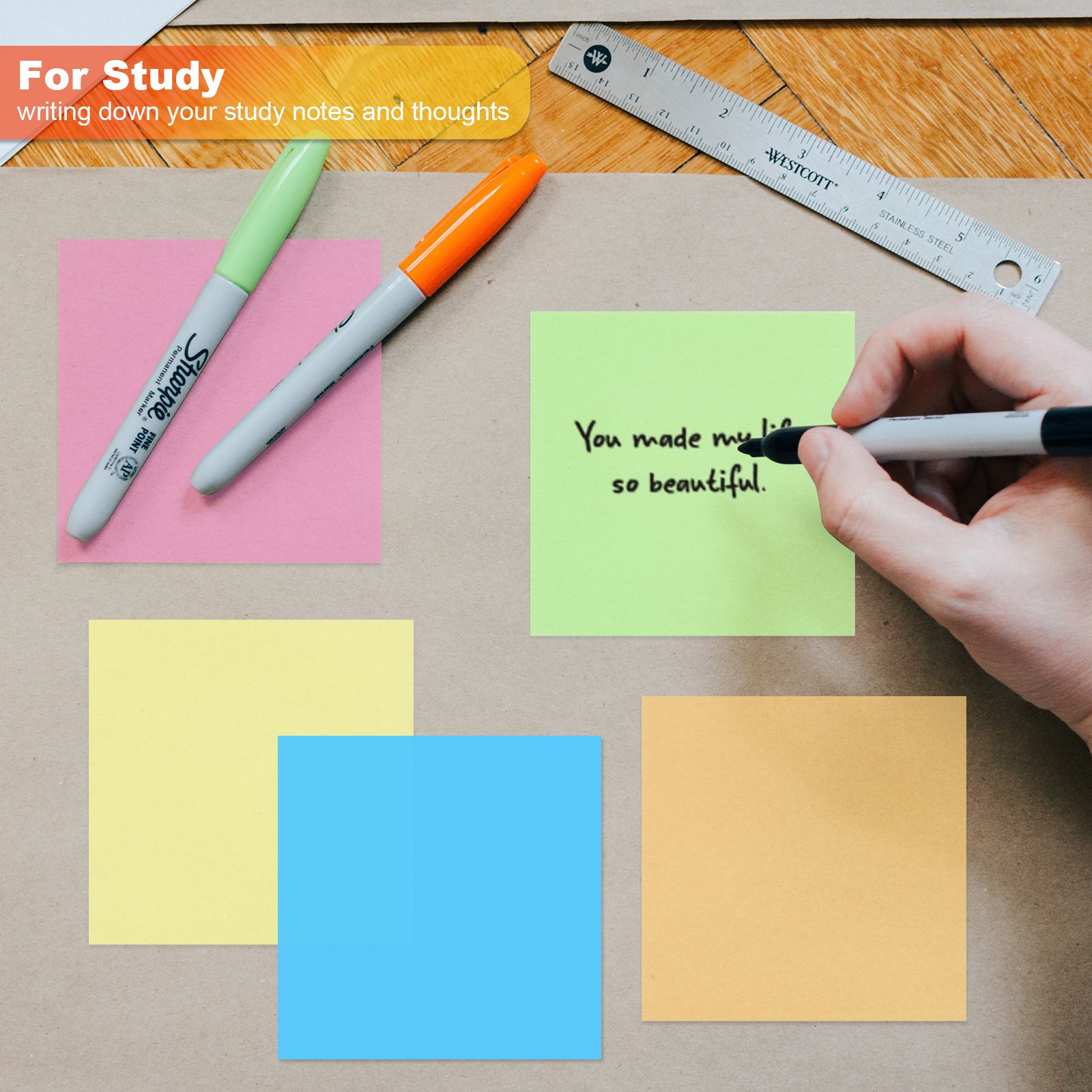 EAGLE Wholesale Price Office Supply Memo Pads 100X12 Sheets Multiple Color D654-12N Memo Pads