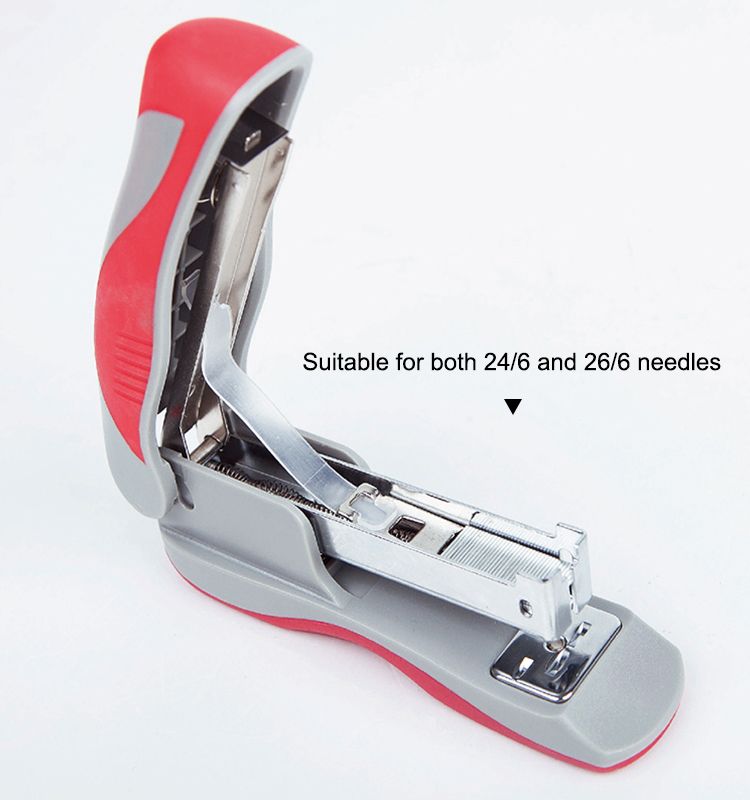 Eagle High Quality Staplers Stationery 26/6 Plastic Flat Clinch Long-Arm Stapler For Office Supply