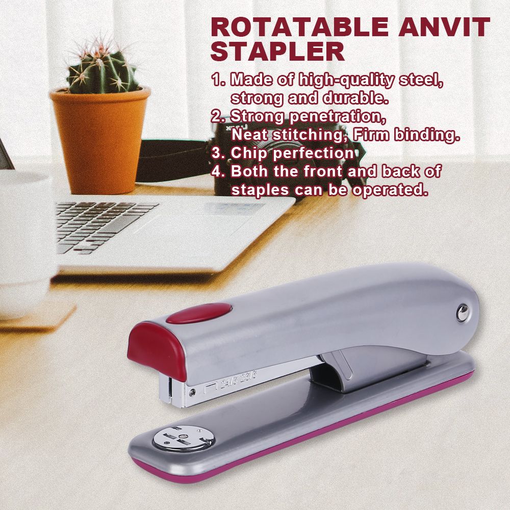 Eagle Hot Sale Staplers Stationery Office Supply Desktop S6086B Classic Metal Stapler With Plastic Cap