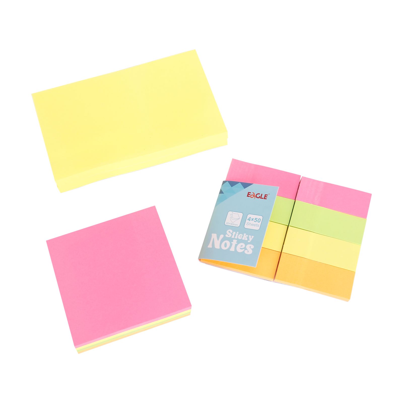 EAGLE SN-04N1 Sticky Note 20x50mm/75x75mm/76x127MM Removable Sticky Notes For Office Supply School Usage