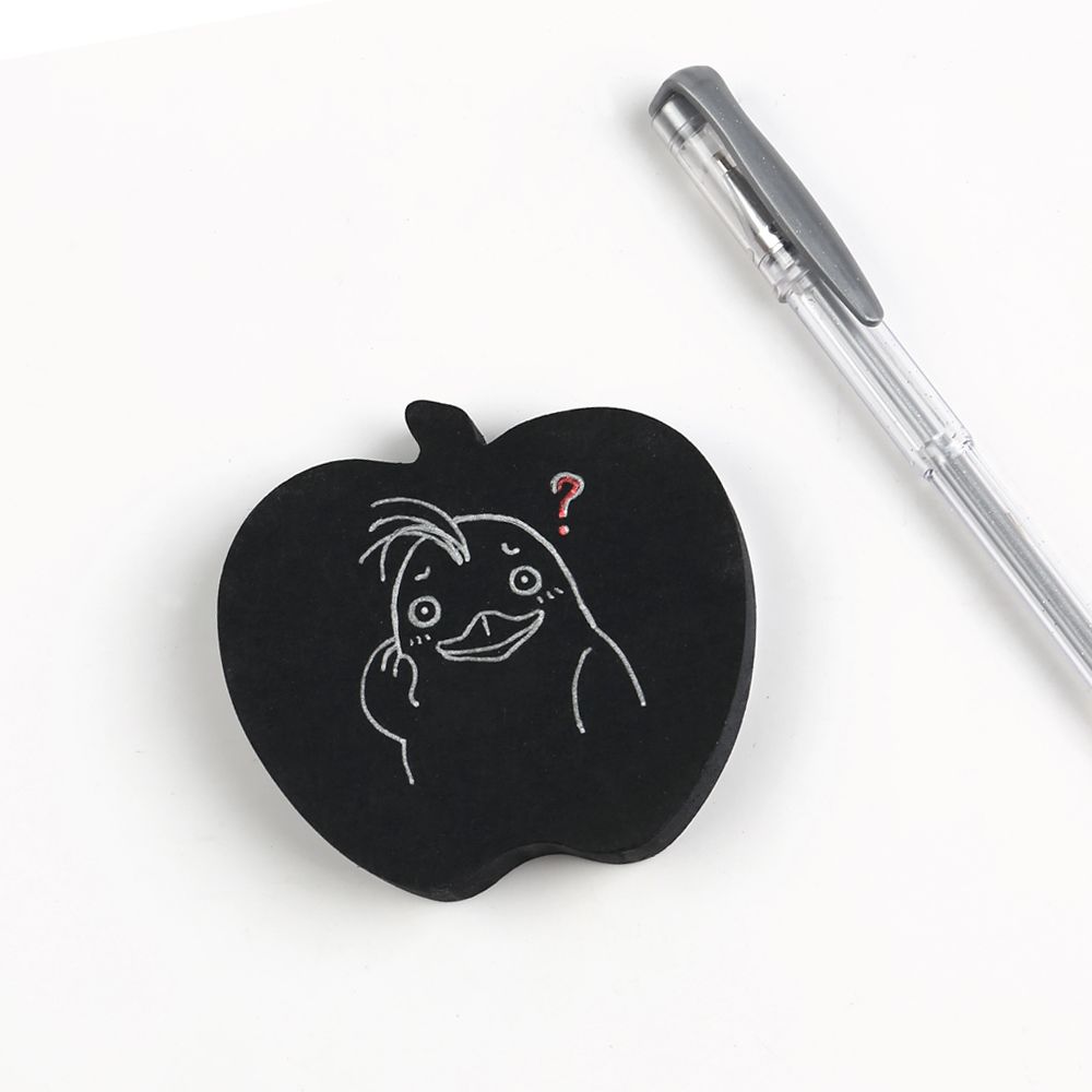 EAGLE Hot Sale B603 Note Pad Office Stationery Black Apple 3"x3" 100 Pages Sticky Pad For School