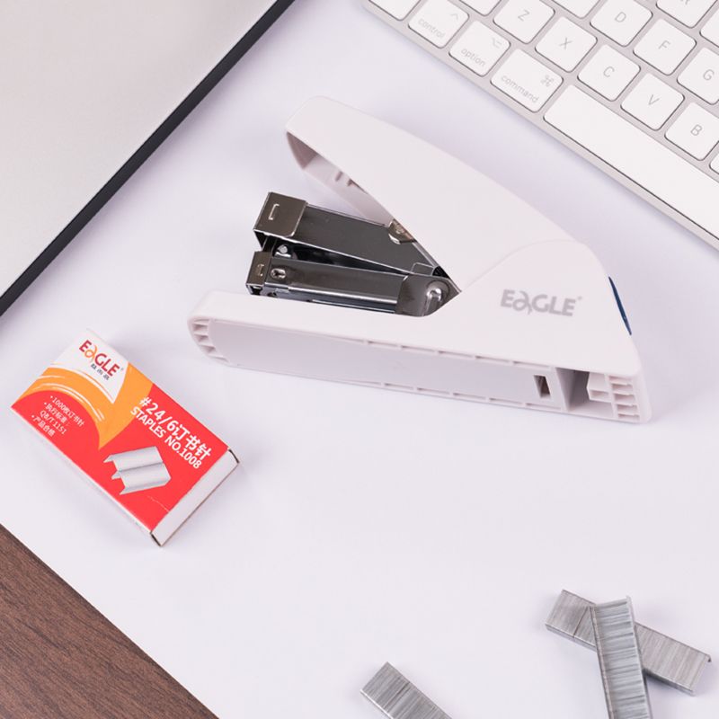 EAGLE High Quality Basic Style Office Stapler Manual Customized Box Logo Mini Paper Stapler S5109