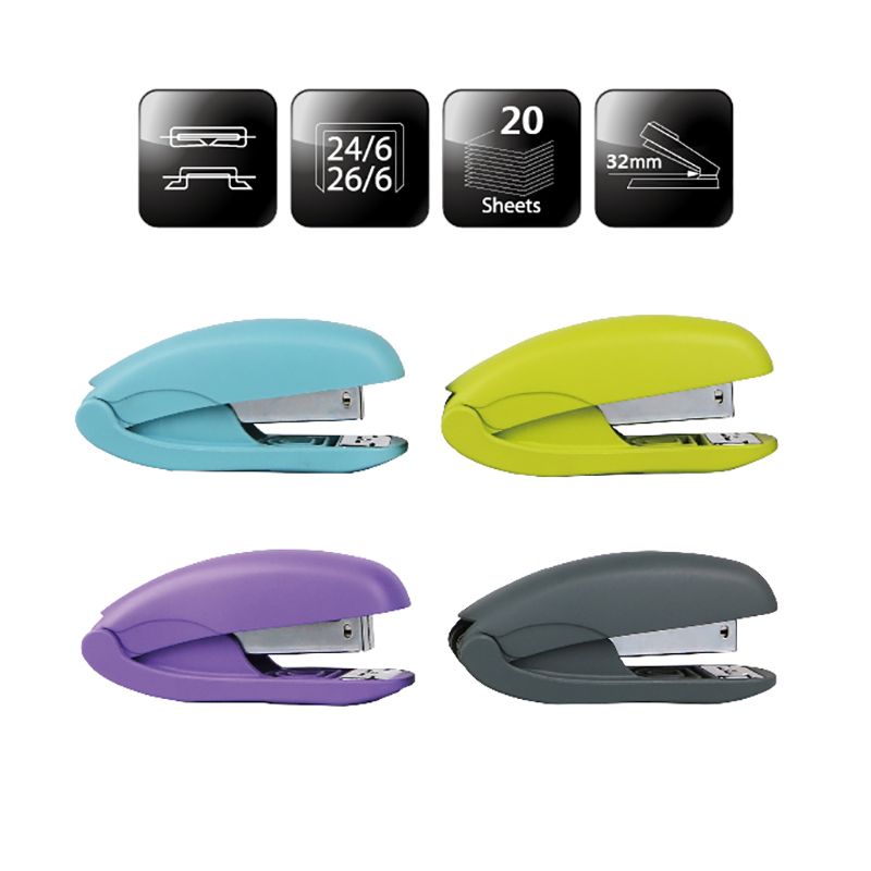 EAGLE Promotional Gifts Competitive Price Plastic Shape Mini Manual Type Office Paper Stapler S5133B