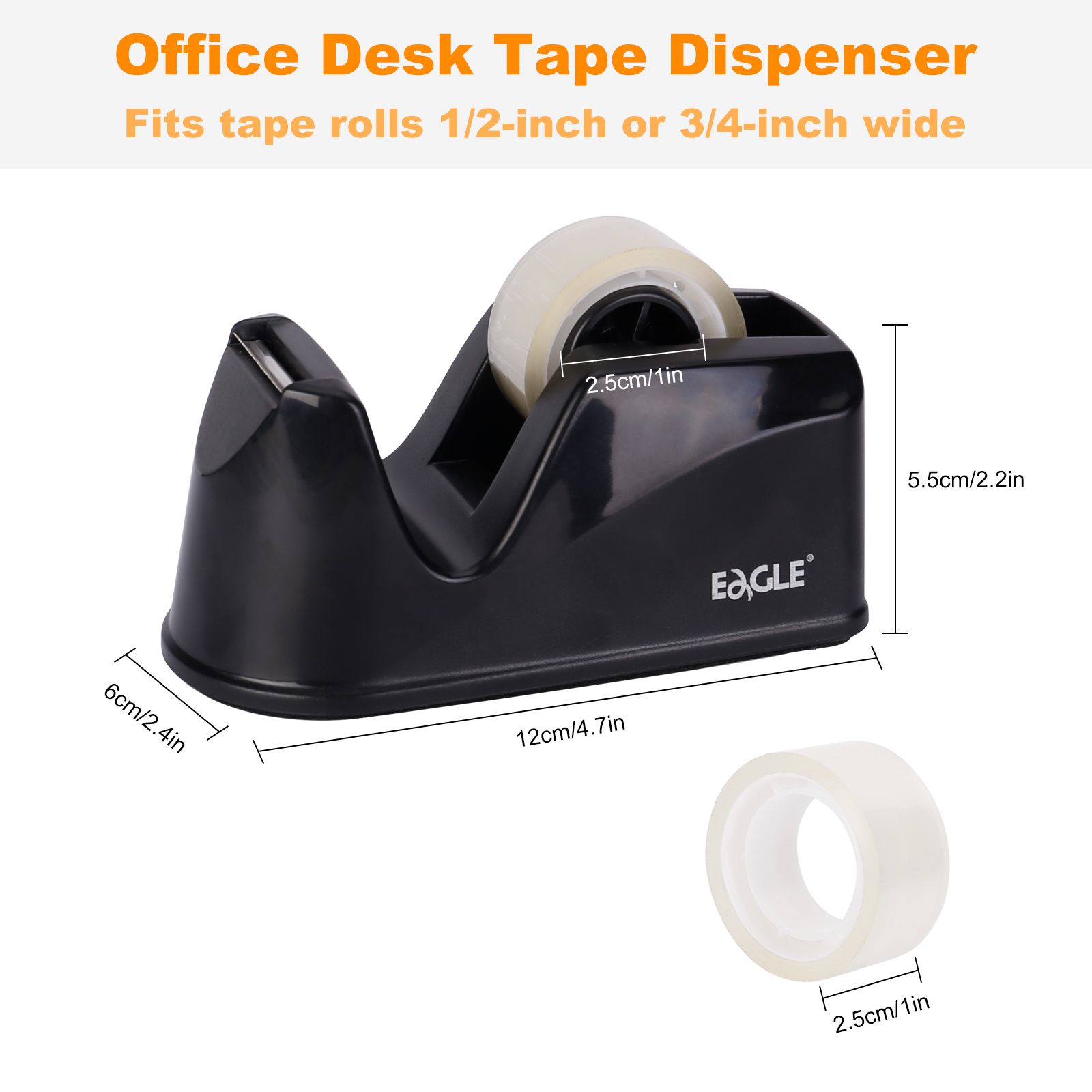 Eagle Newest Easy Operation Gummed Packaging 19mm Tape Dispenser Packing Tape Cutter