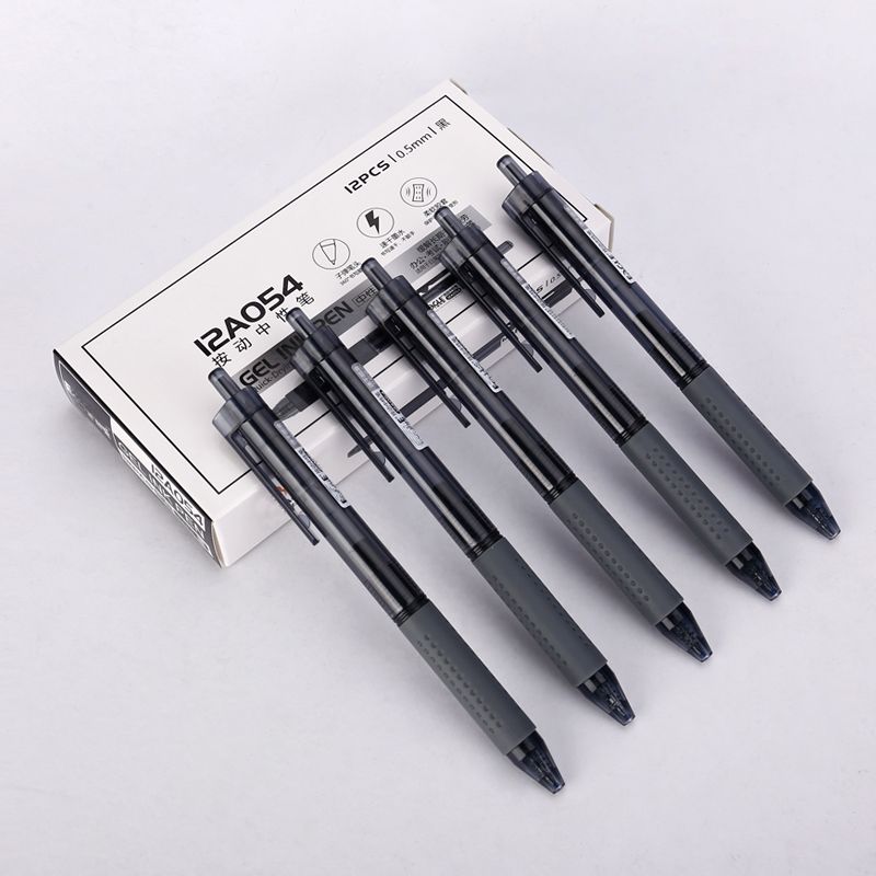 Eagle High Quality Stationery Gel Pen Set Plastic Black 0.5mm Bullet Tip Gel Pens For Bulk Sales