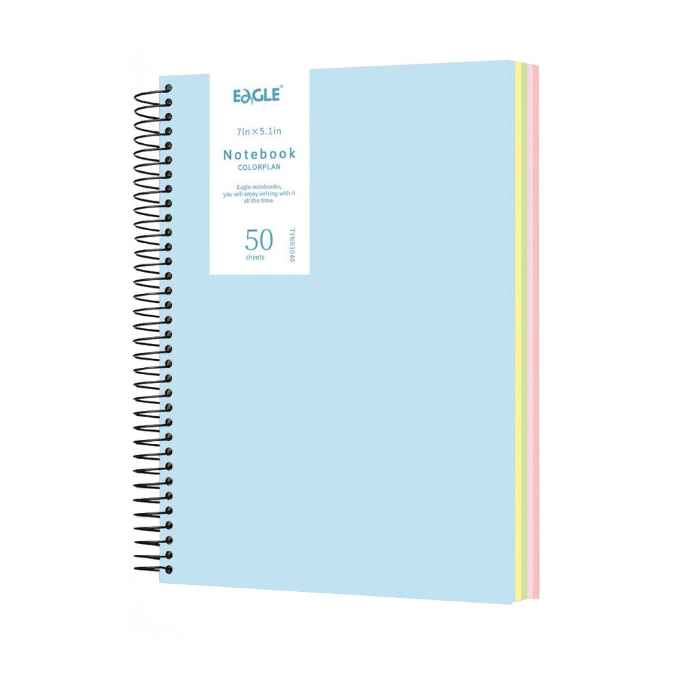 Eagle Customizable TYNB1040 Flip Over Single Coil Notebook Customizable Spiral Bound Journal For Office Student Use