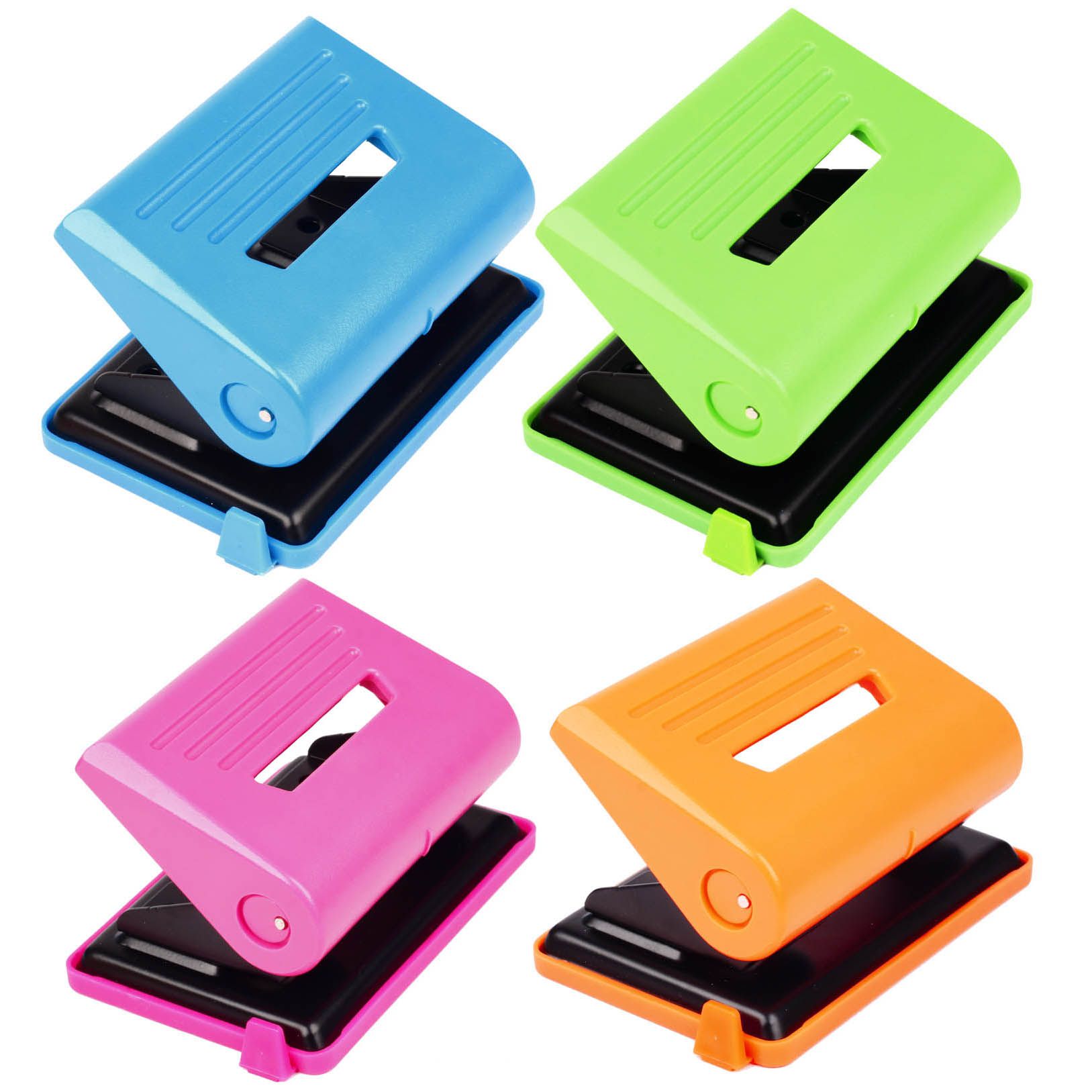 Eagle P11000 2-hole Manual Paper Hole Punch Machines 4 Neon Color Available