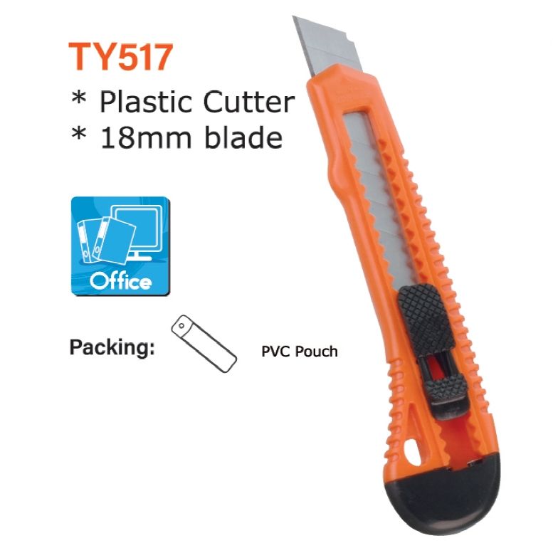 Eagle TY517 Newest Sales Utility Knife Cutter Express Delivery Utility Knife Industrial Metal Box Cutter