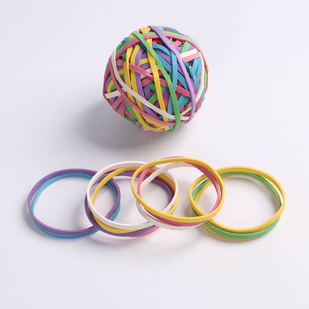 Eagle TYB32 Elastic Rubber Bands Ball, 170 Bands Per Ball, Assorted Colour