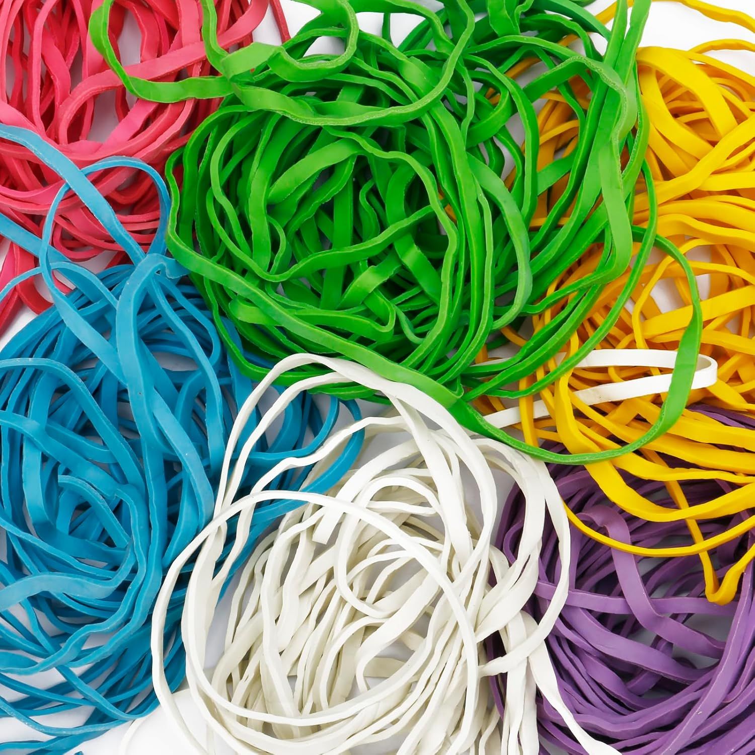 Eagle TYB32 Elastic Rubber Bands Ball, 170 Bands Per Ball, Assorted Colour