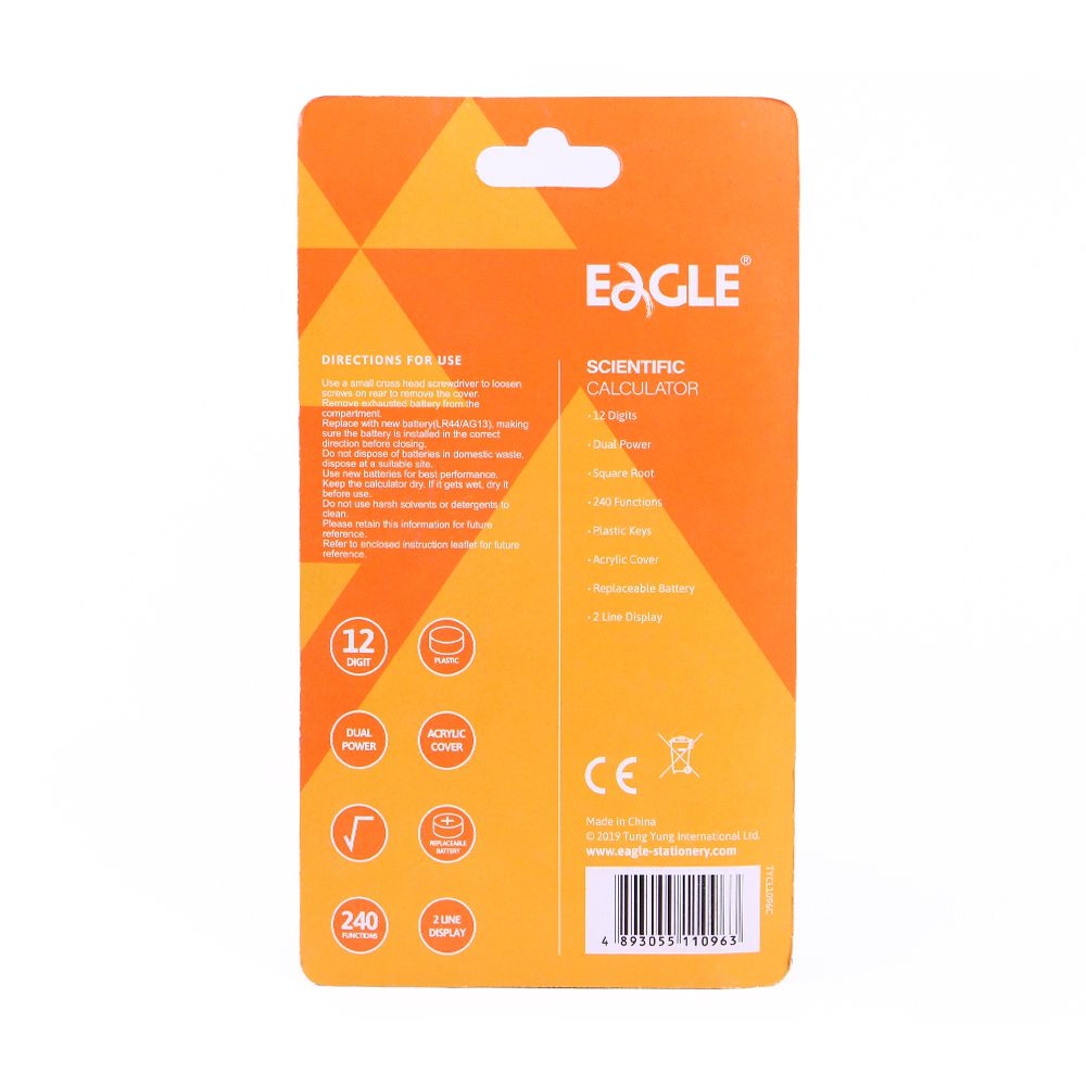 Eagle TYCL1096C Scientific Calculator